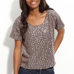 Chloe K Sequins Embellished Top